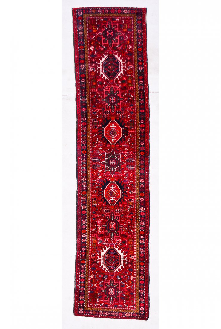 Karadja Rug: 2'3" x 9'7" (69 x 292 cm): Karadja Rug: 2'3" x 9'7" (69 x 292 cm), Persia, mid 20the c., good condition. Private Philadelphia Estate.