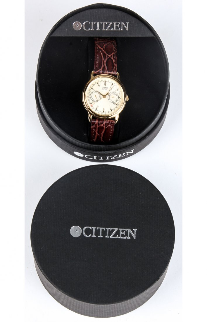 Citizen Men's Watch: Citizen Men's Watch. Analog quartz with day and date dial.