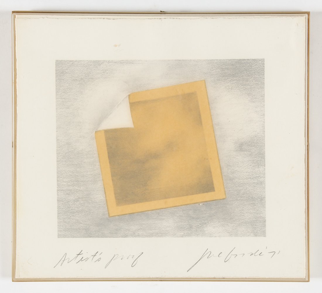 Joe Goode (20th c.) Artist Proof Lithograph: Joe Goode (20th c.) Artist Proof Lithograph. Size: 8.75" x 9.75", 22 x 25 cm (frame).