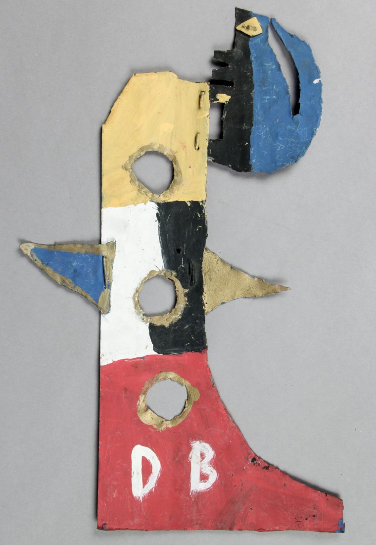 David Butler (1898-1997) Squirrel on Tree: David Butler (American, 1898-1997) Squirrel on Tree, c. 1970Š—Ès, painted cut tin. Size: Î¾18" x 11" (46 x 28 cm).