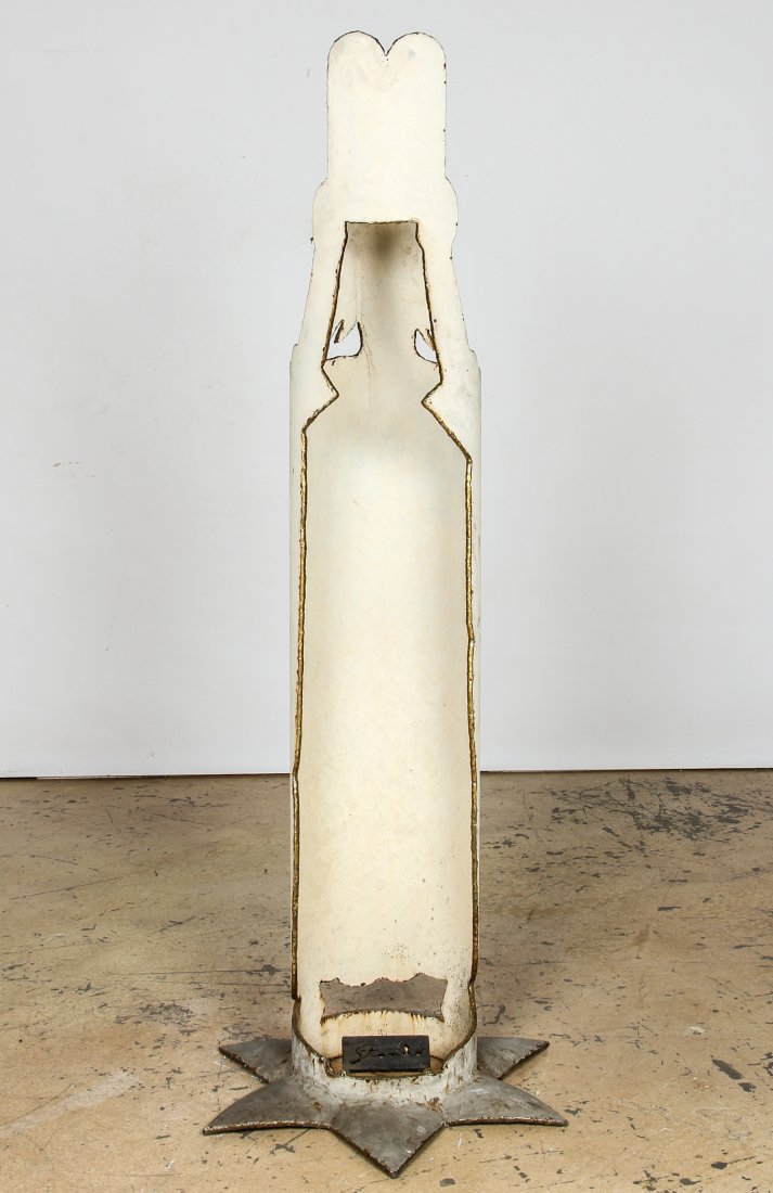 John J. Stanko (American, 1925-2014) Sculpture: John J. Stanko (American, 1925-2014) Sculpture, Moses, brass, metal, paint. Size: 71.5" x 24" x 28" (182 x 61 x 71 cm). Provenance: estate of the artist. The sale debuts the work of a newly-discovered