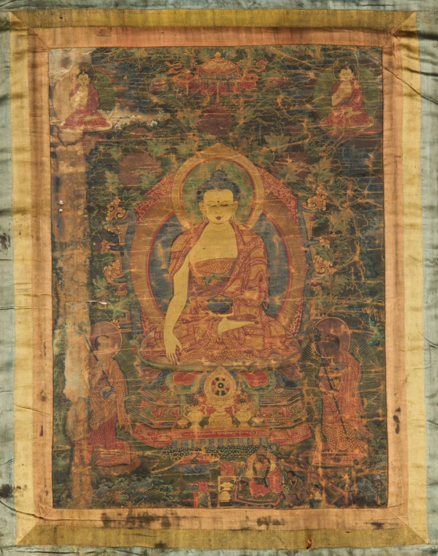 17/18th c. Tibetan Thangka (1 of 8)