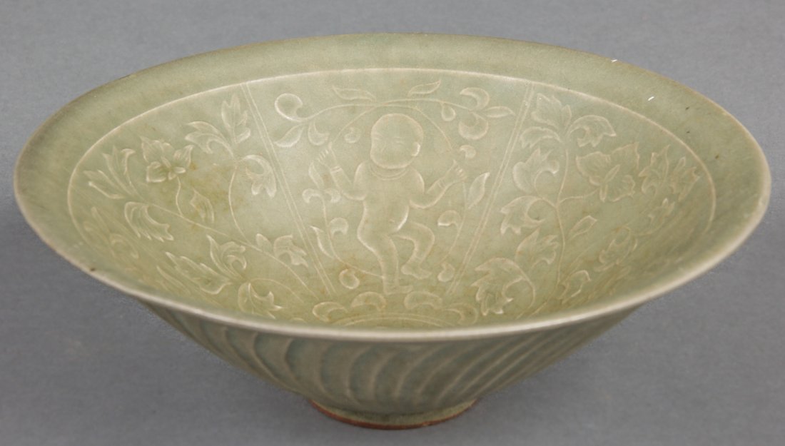 Chinese Ming Celadon Bowl (1 of 3)