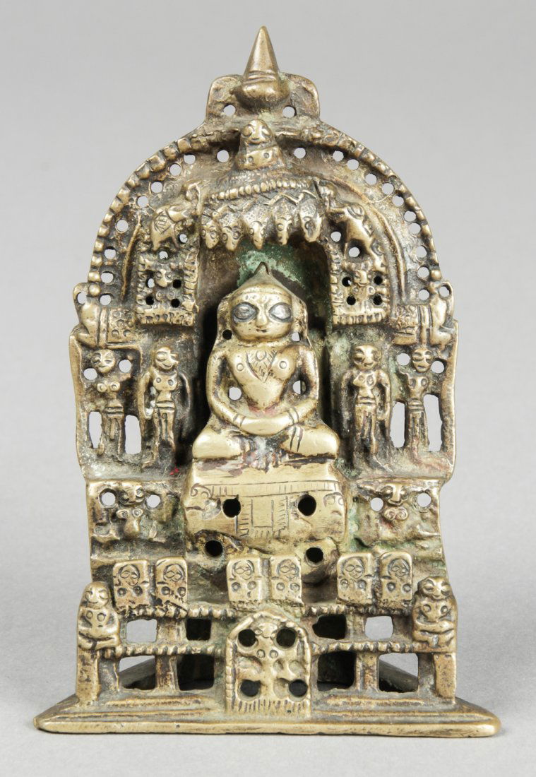 Antique Bronze Jain Statue, 19th c. (1 of 3)