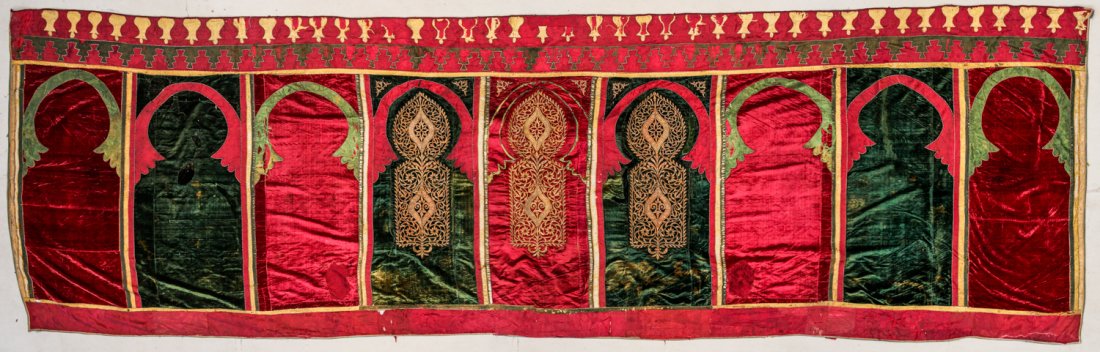 Antique Moroccan Saf Panel: 5'6" x 17'6" (168 x 533 cm) (1 of 8)