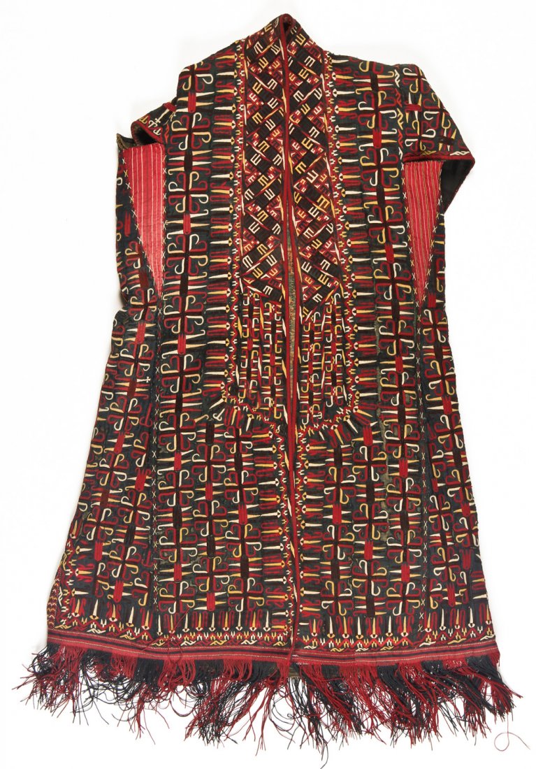 Turkmen Silk Embroidered Chyrpy/Coat (1 of 5)