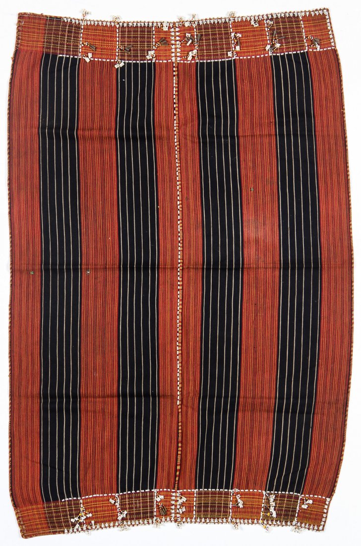 Womans Breast Cloth, Philippines: Womans Breast Cloth, Philippines, cotton, beaded, early/mid 20th c. Size: 38" x 25" (97 x 64 cm).
