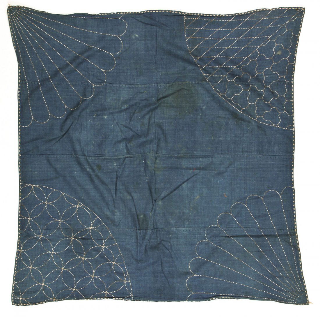 Antique Japanese Cover: 43" x 43" (109 x 109 cm) (1 of 4)