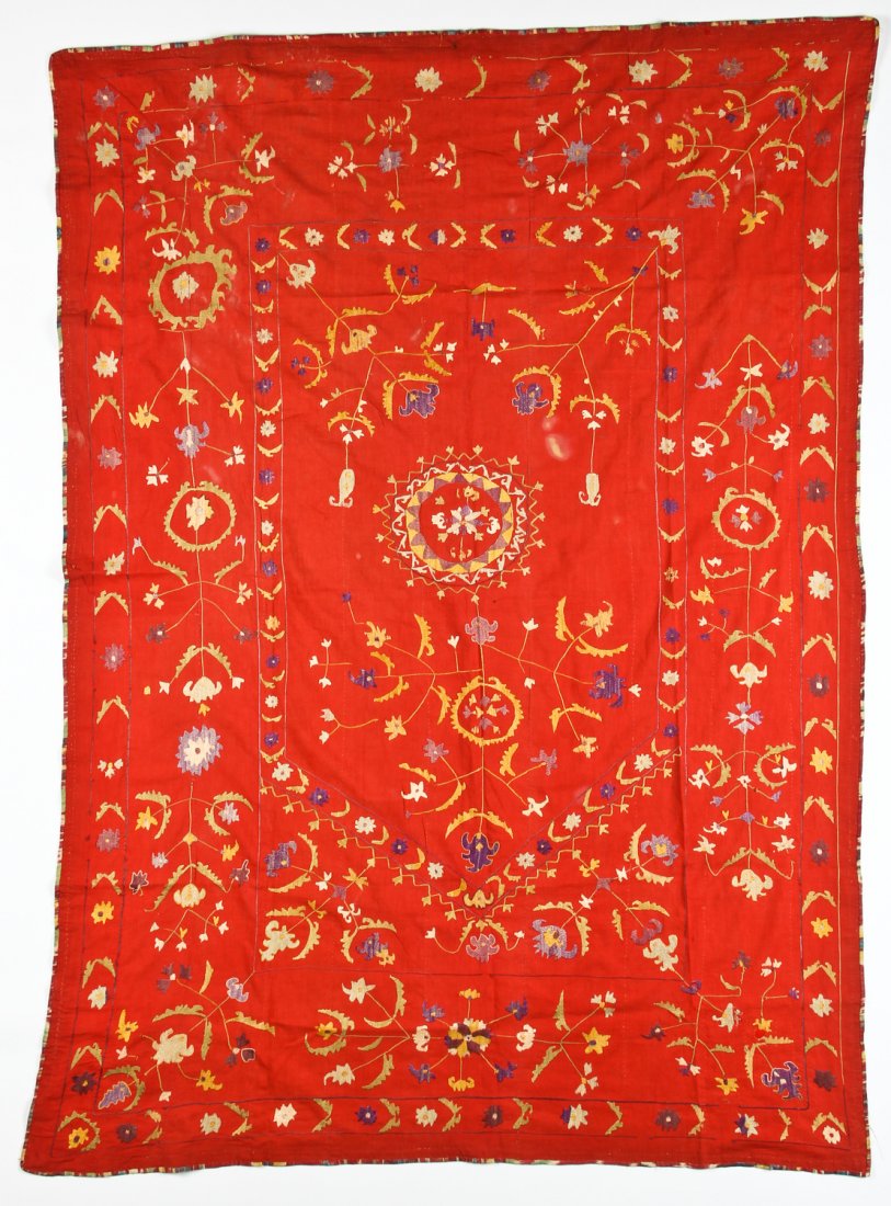 Central Asian Embroidery: 75" x 54" (191 x 137 cm) (1 of 5)