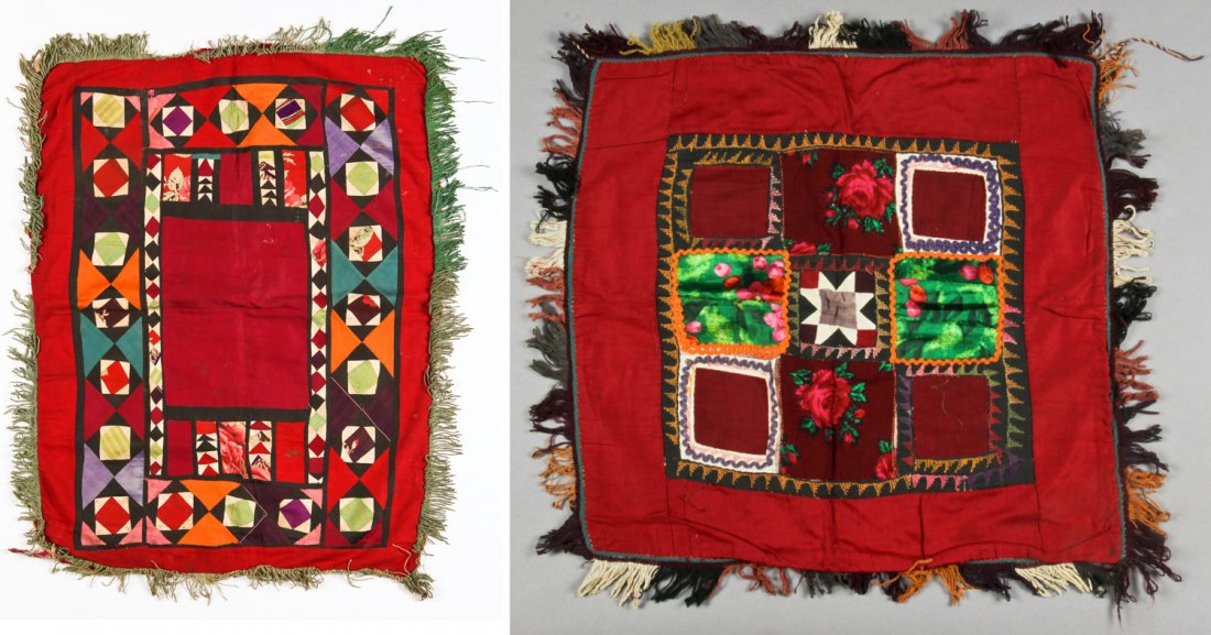 2 Vintage Afghan Patchworks (1 of 9)