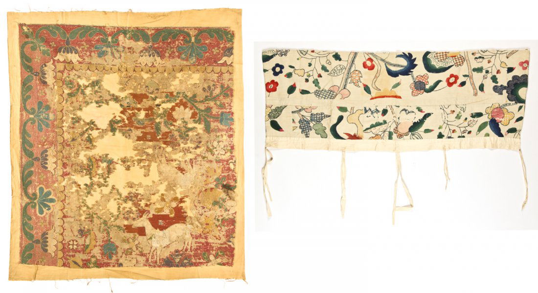 Two 18th c. Continental Textiles (1 of 9)