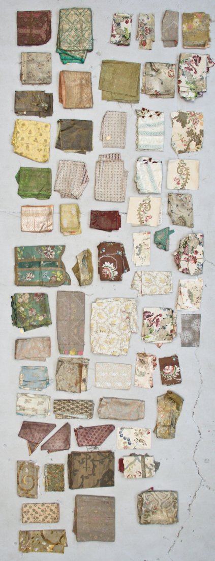 Continental Brocade Swatches: Continental Brocade Swatches. Various sizes.