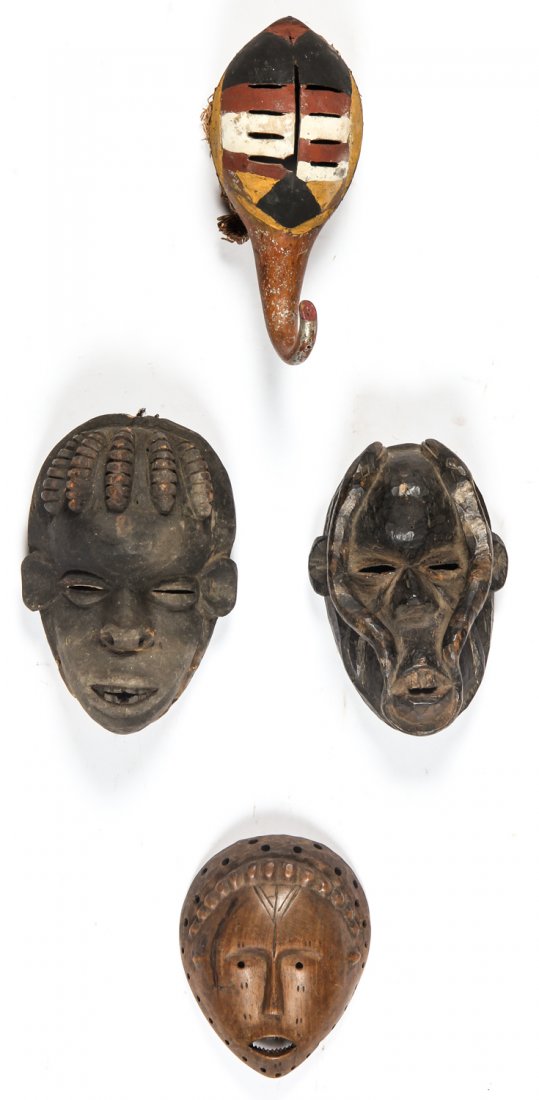 4 African Masks (1 of 4)