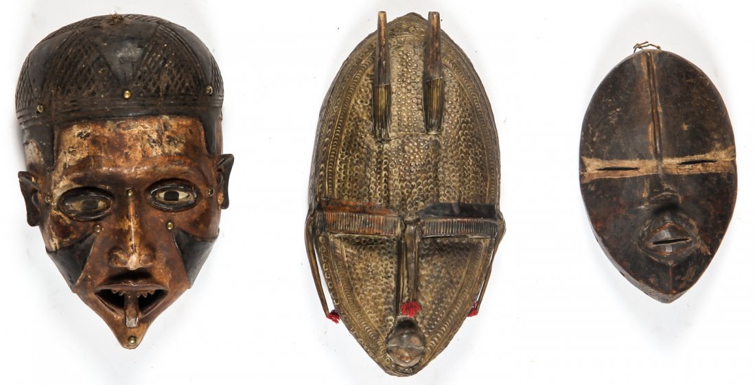 3 African Masks (1 of 5)