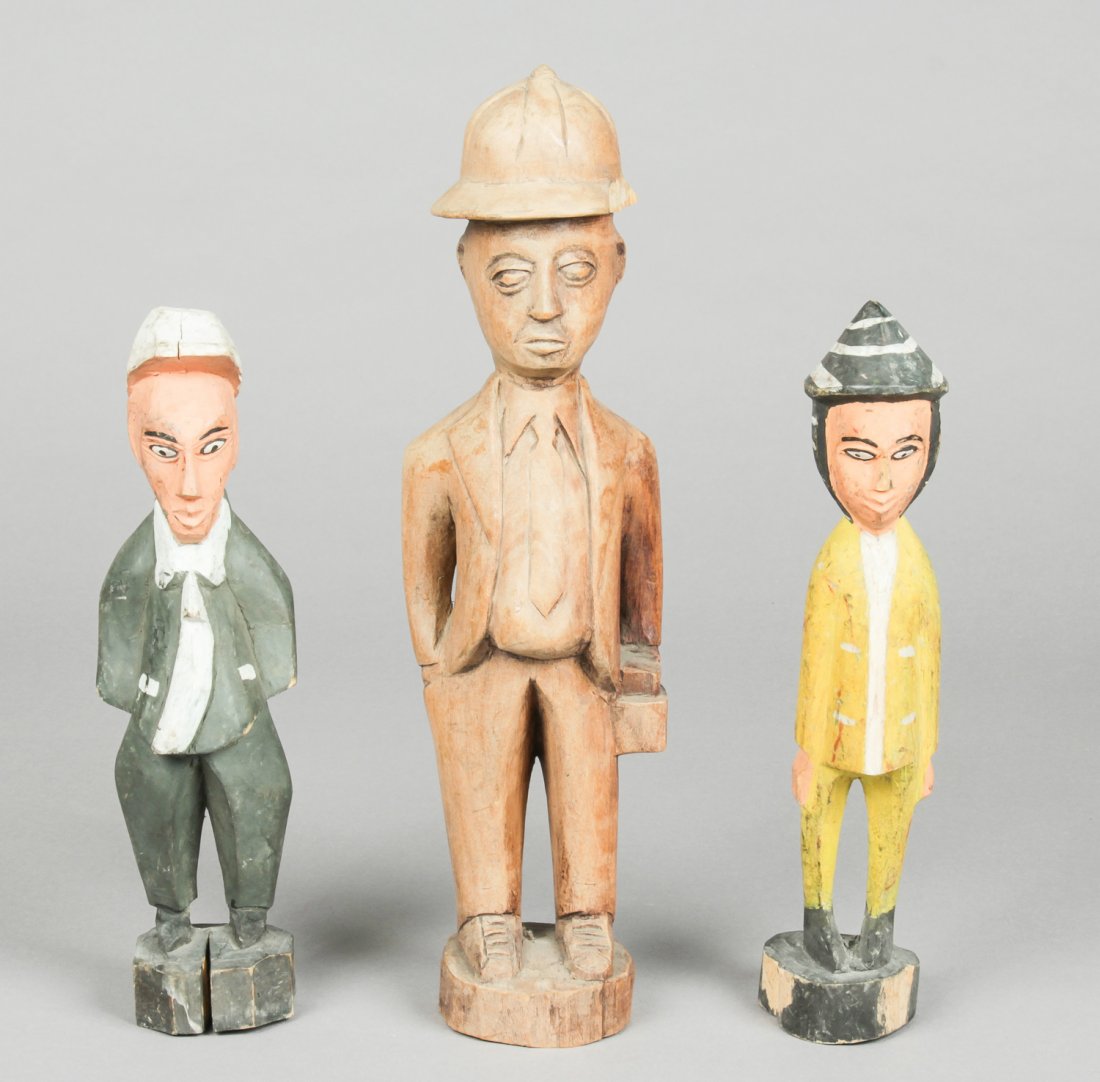 3 Baule Colonial Figures (1 of 3)