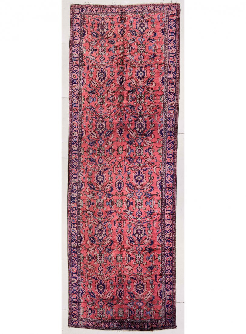 Antique Isparta Rug: 6'4" x 18' (193 x 549 cm): Antique Isparta Rug: 6'4" x 18' (193 x 549 cm), Turkey, early 20th c. Provenance: Pennsylvania estate.