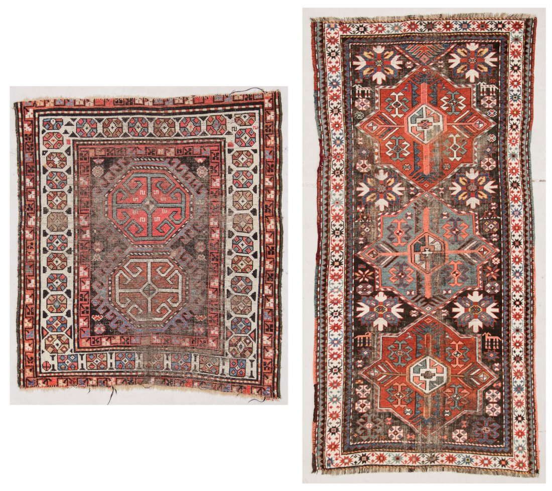 2 Antique Caucasian Rugs (1 of 8)
