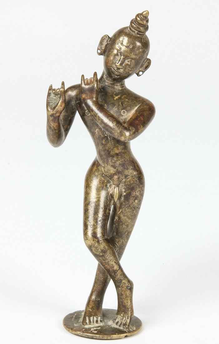 Bronze Krishna Statue. Ca. 1750 (1 of 3)