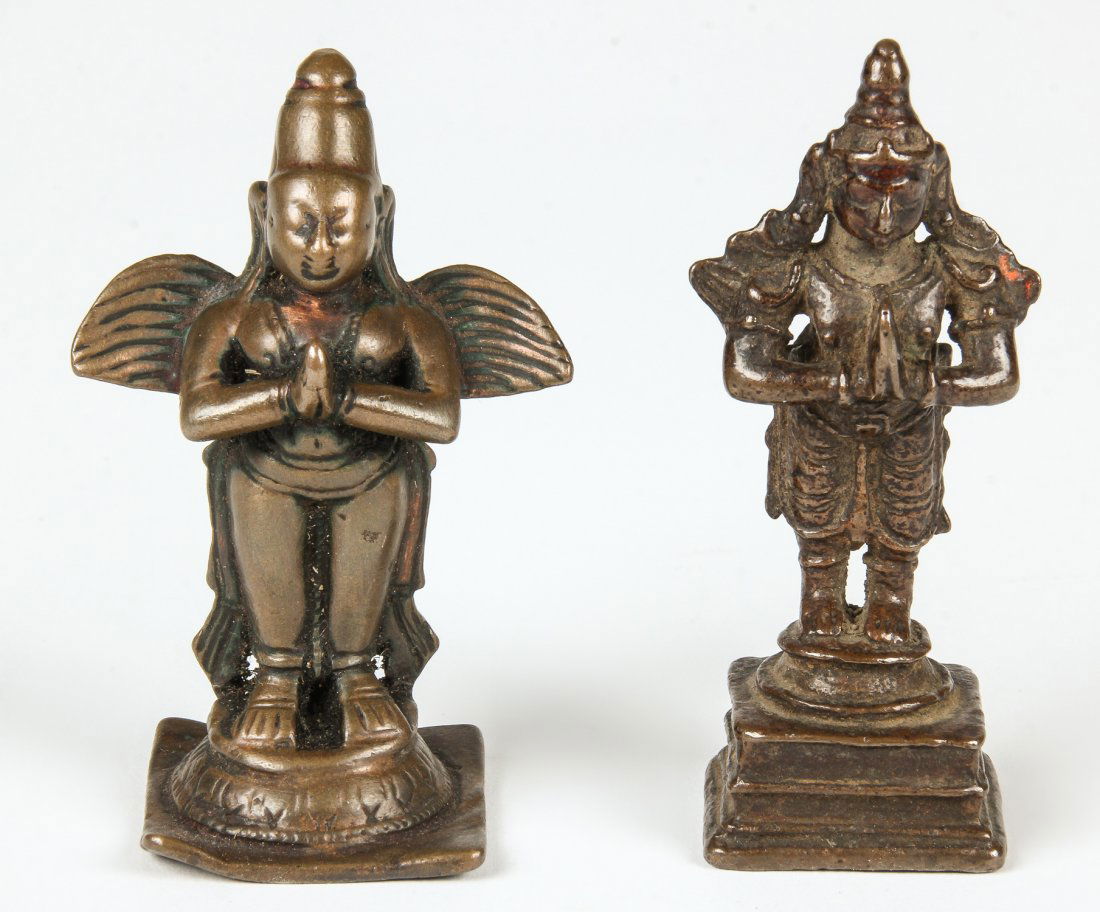 2 Bronze Garuda Statues, 19th C. (1 of 3)