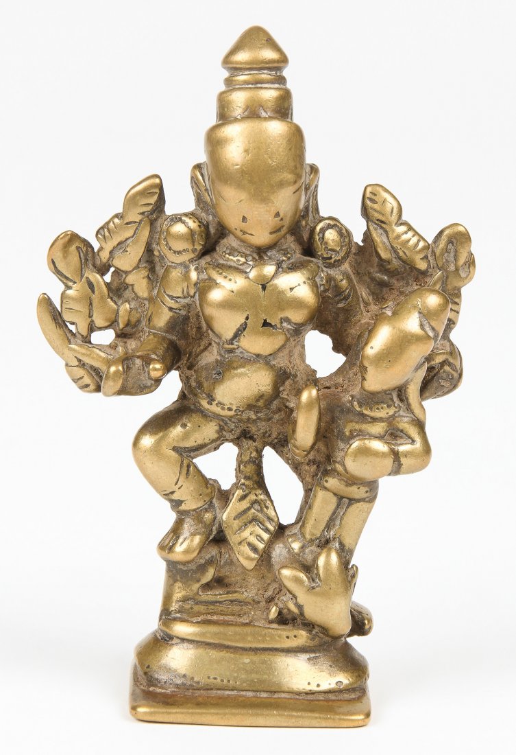 Indian Bronze Durgha Statue, Ca. 1800 (1 of 3)