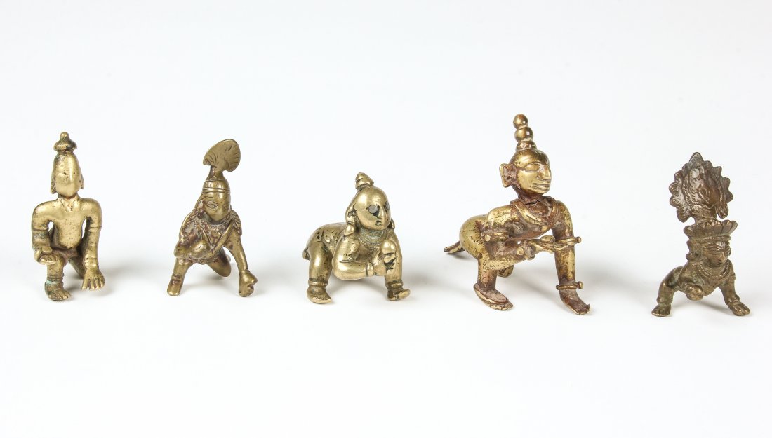 5 Statues of Baby Krishna Crawling (1 of 3)