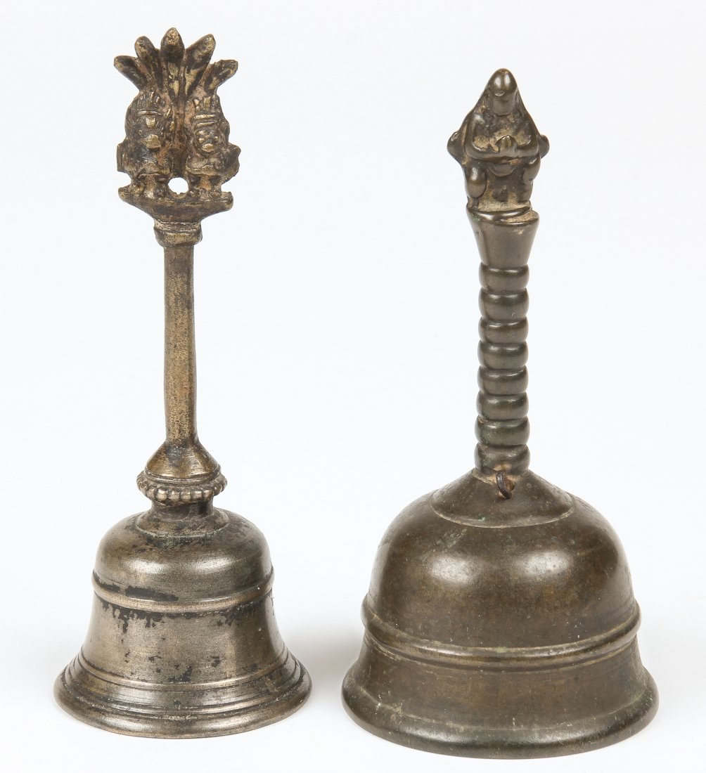 2 Bronze Temple Bells, C. 1800-1850 (1 of 2)