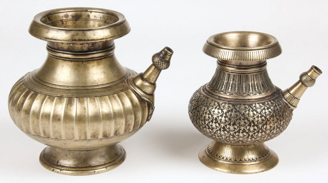 2 19th c. Bronze Nepalese Koruwas (1 of 3)