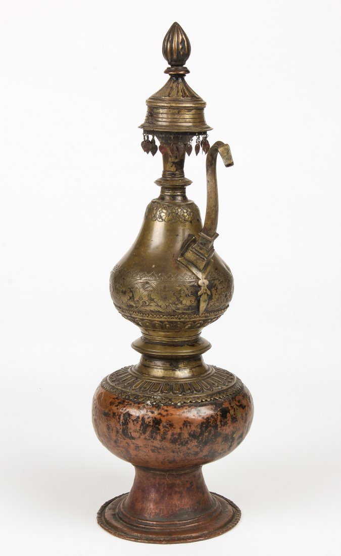 Rare 18th c. Holy Water Container, Nepal (1 of 3)
