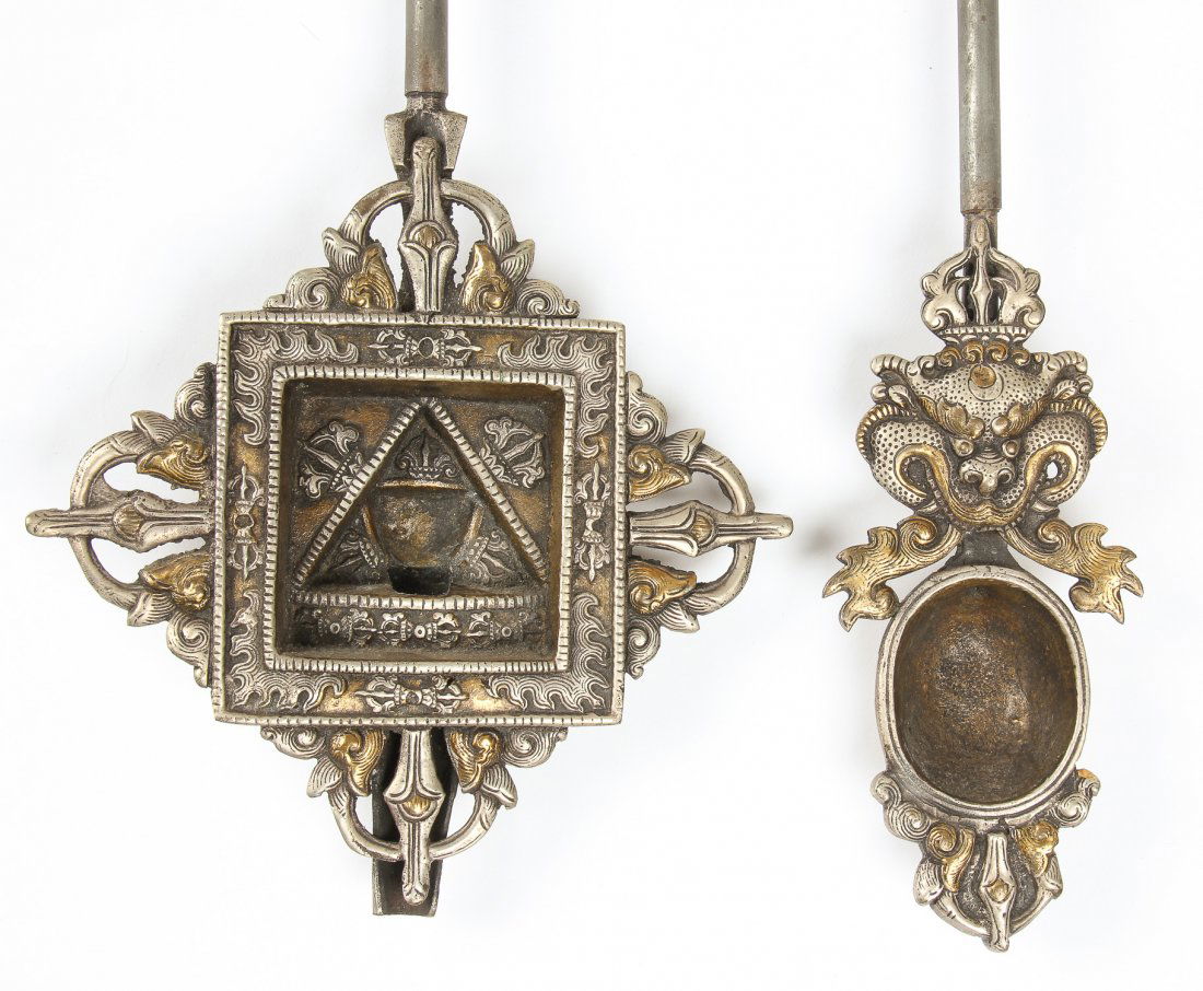 Buddhist Monestary Tools, Nepal, early 20th c. (1 of 4)