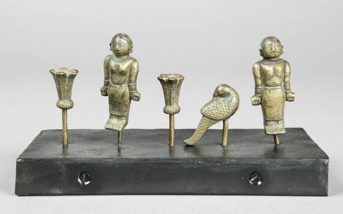 5 Pc. Bronze Items, 19th c. (1 of 4)