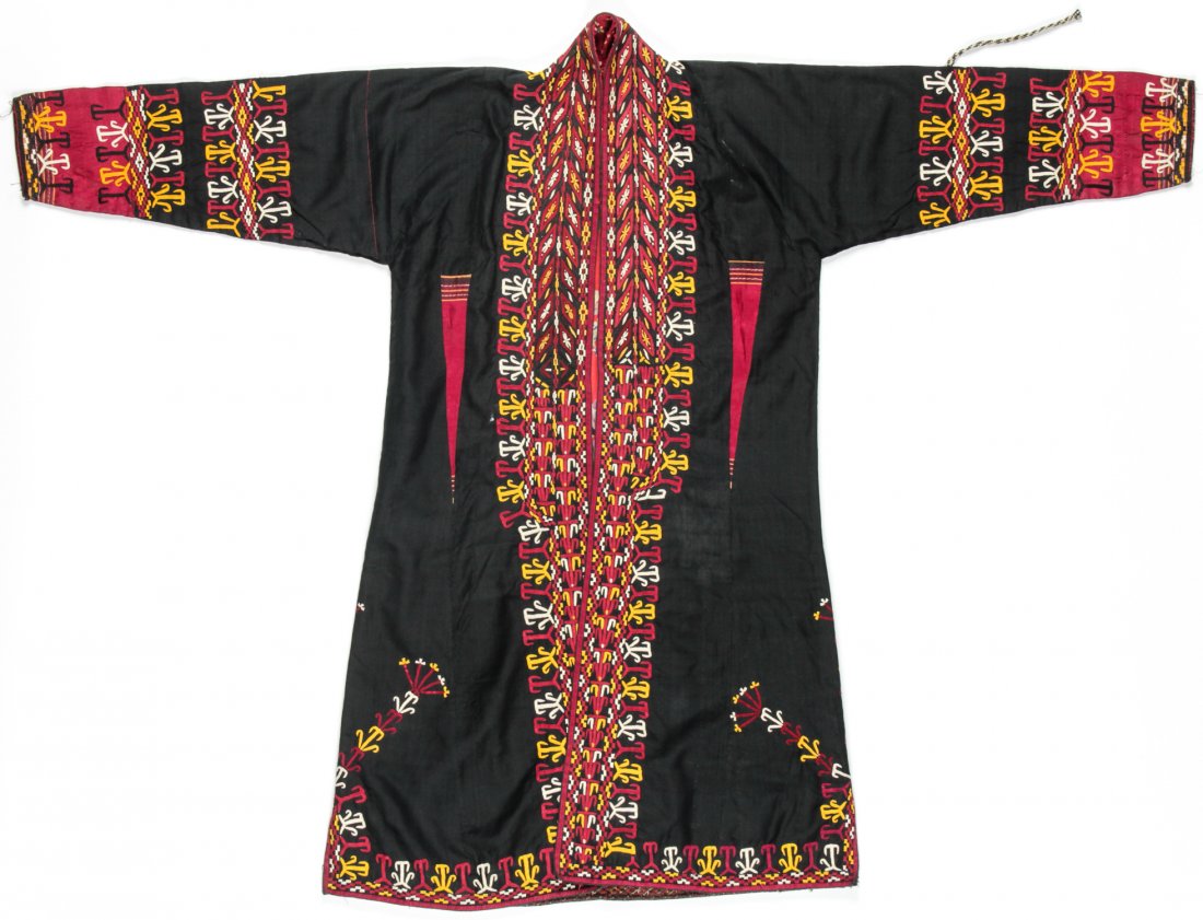 Silk Embroidered Tekke Turkmen Coat (1 of 7)