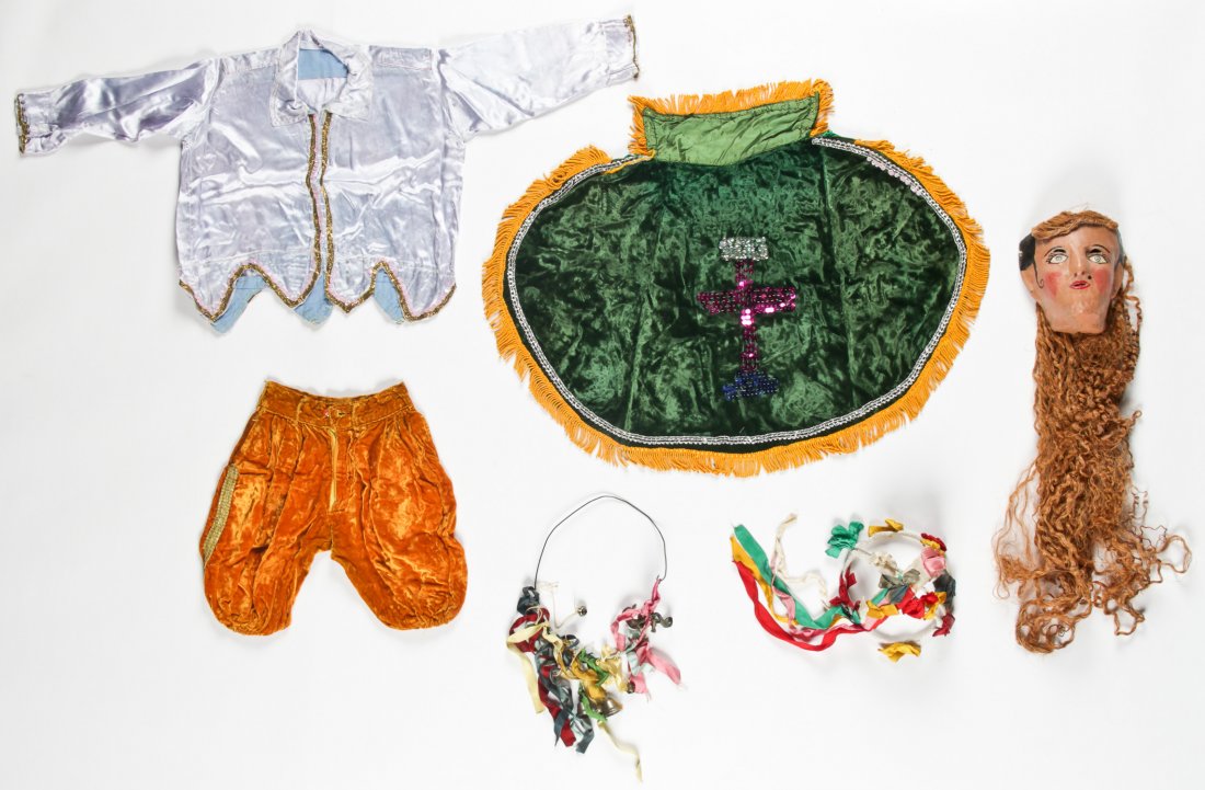 Vintage Mexican Festival Mask and Costume (1 of 6)