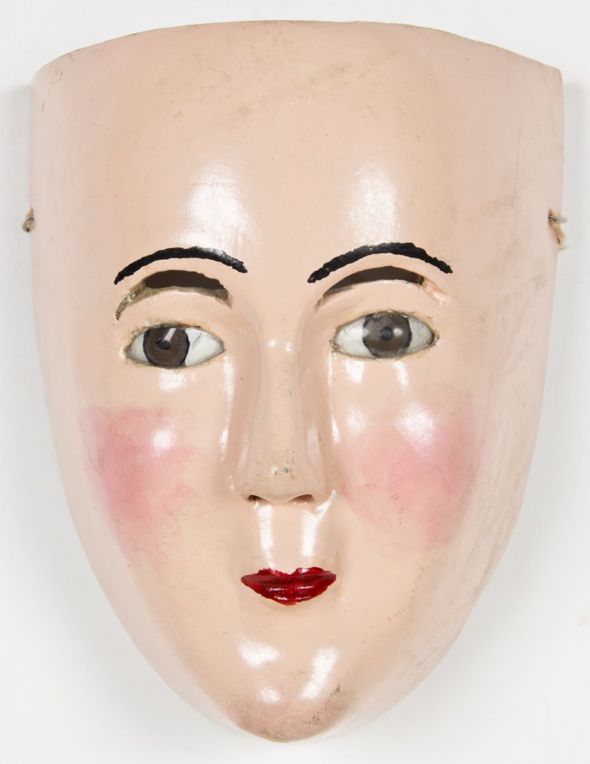 Signed Vintage Mexican Festival Mask (1 of 4)