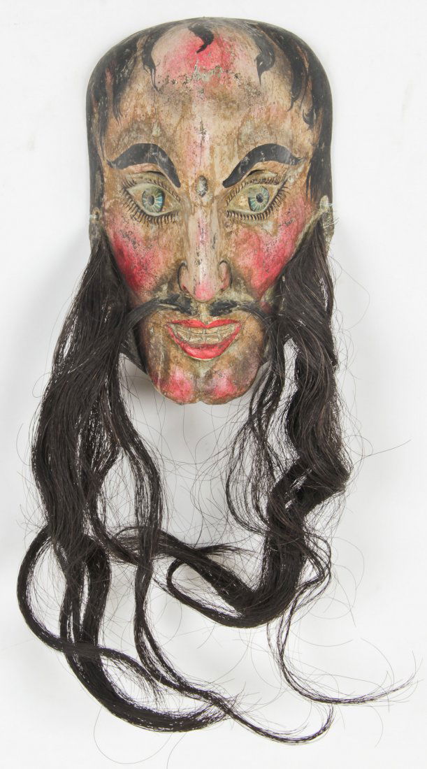 Vintage Mexican Festival Mask (1 of 4)