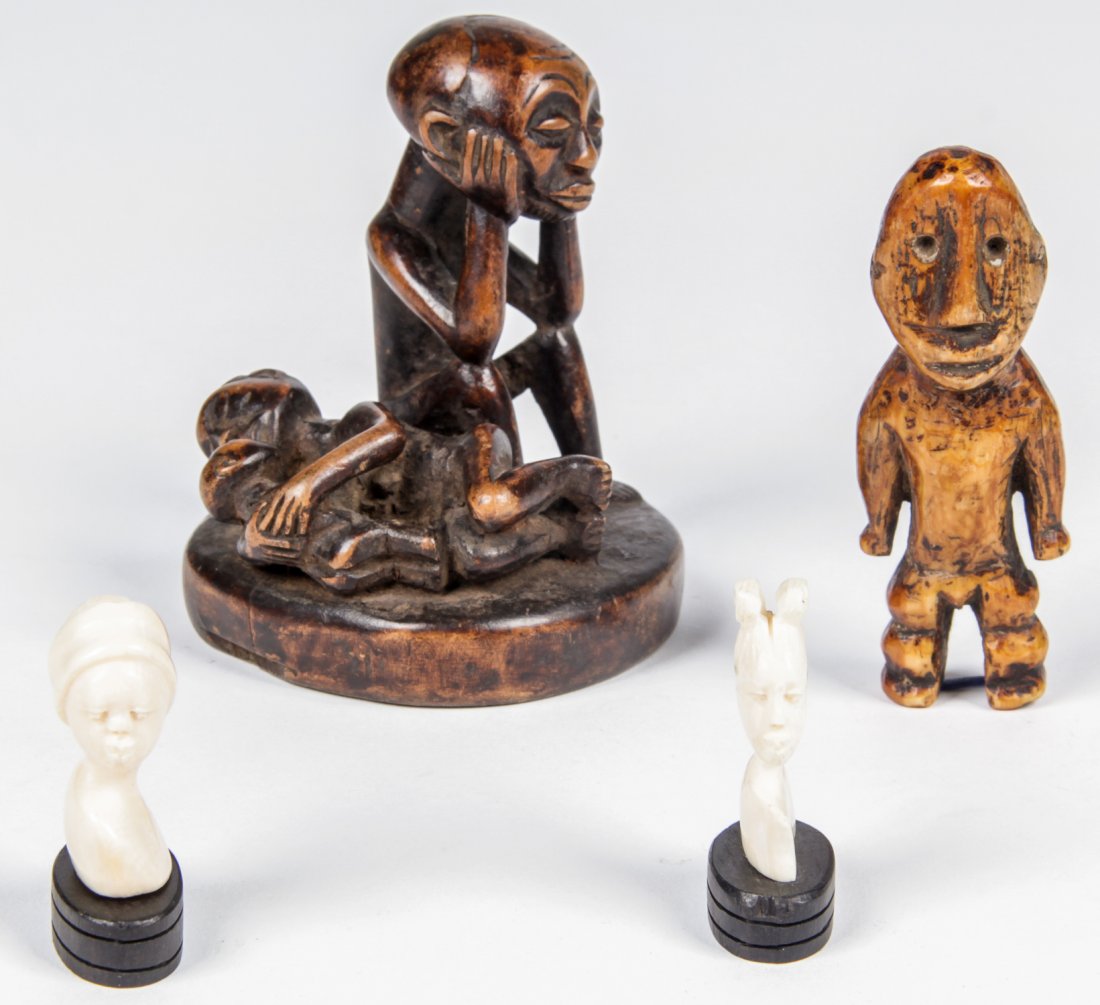 4 African Figural Artifacts (1 of 4)