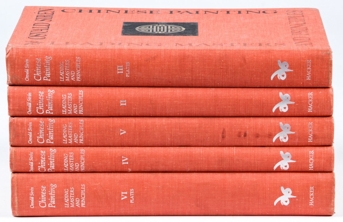 Osvald Siren. Chinese Painting: Leading Masters and: Osvald Siren. Chinese Painting: Leading Masters and Principles. 5 volumes. Provenance: Estate of Robert Swan Lindsley and Eric Hoage, Philadelphia.