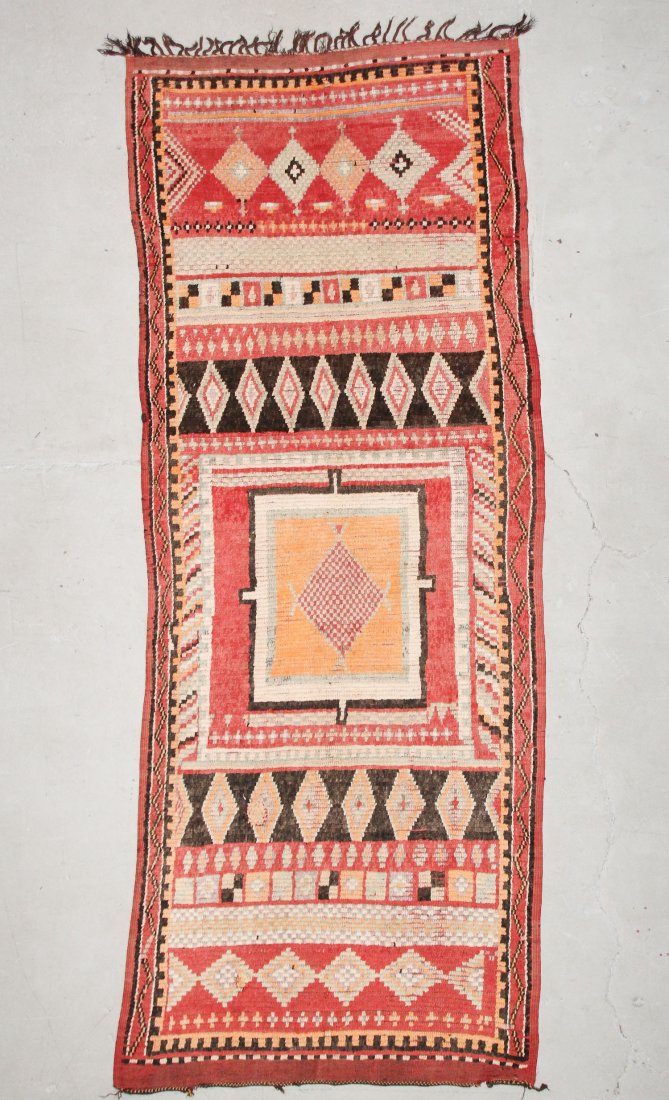 Moroccan Carpet: 4'7" x 11'8" (140 x 356 cm) (1 of 5)