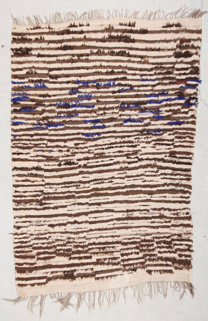Moroccan Mixed Weave Rug: 4'2" x 6' (127 x 193 cm) (1 of 5)
