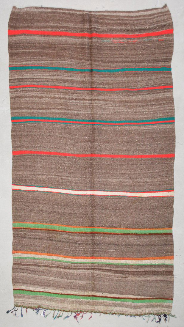 Moroccan Flat Weave Rug: 6'2" x 11'5" (188 x 348 cm) (1 of 4)