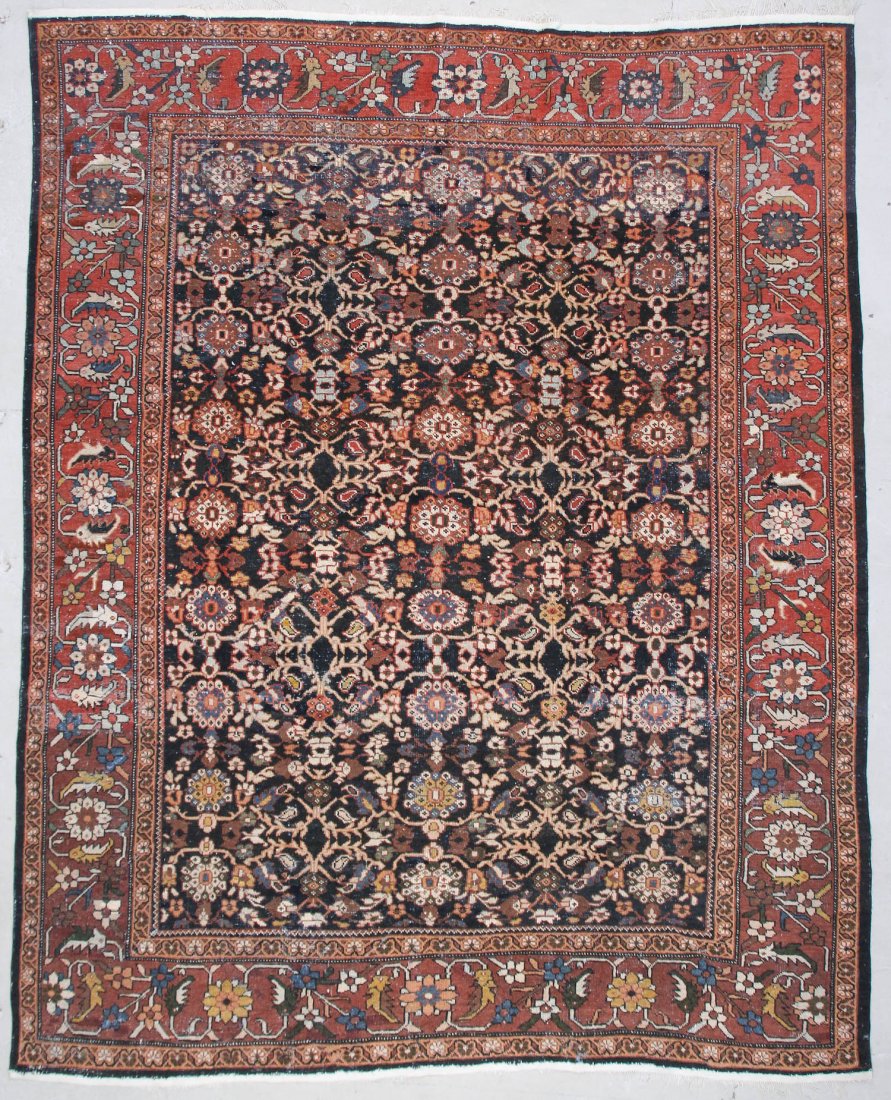 Antique Mahal Rug: 9'2" x 11'5" (279 x 348 cm) (1 of 5)
