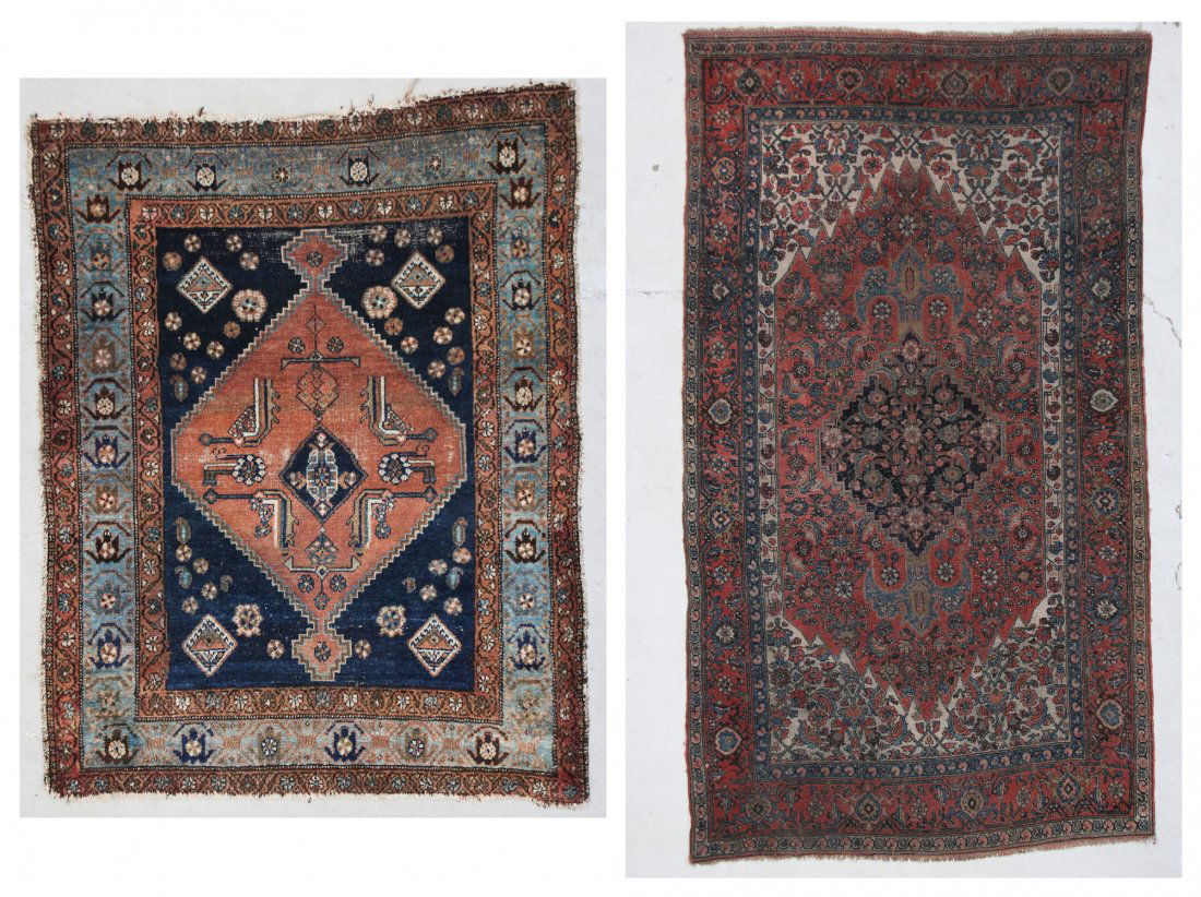 2 Antique Bidjar and Hamadan Rugs (1 of 9)