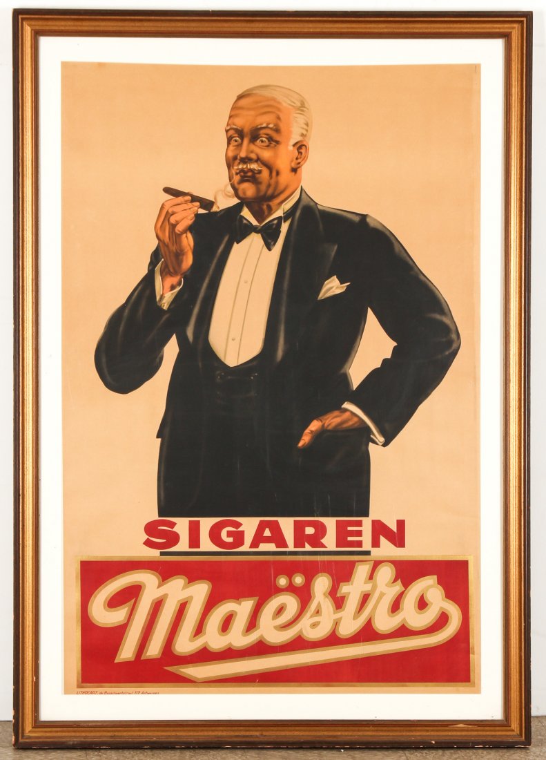 Belgian Cigar Advertising Poster (1 of 3)