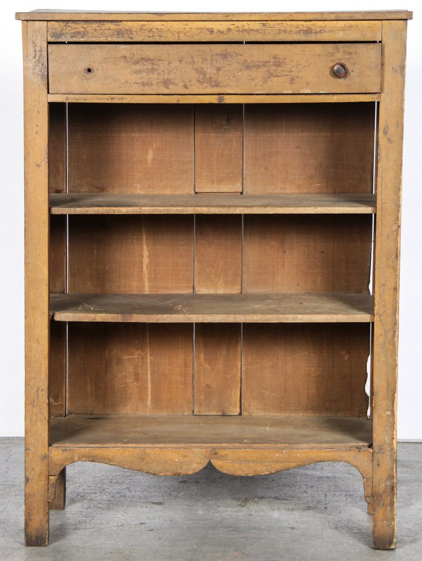 Rustic Pierced Tin Bookshelf (1 of 5)