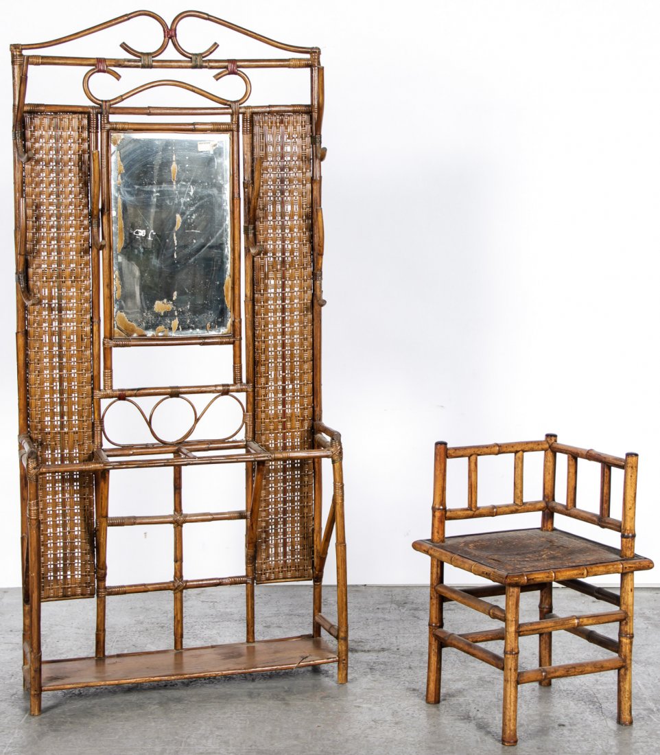 Antique 19th C Bamboo Suite (1 of 5)