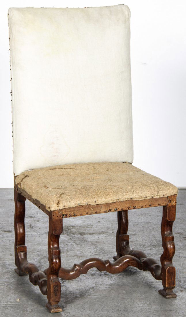 Antique French Os de Mouton Side Chair (1 of 4)