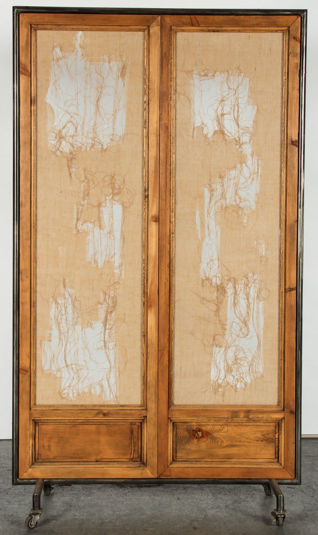 Industrial Design Steel Framed Screen (1 of 3)