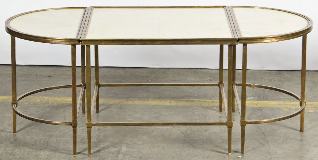 Contemporary Directoire Style 3 Part Low Table. (1 of 4)