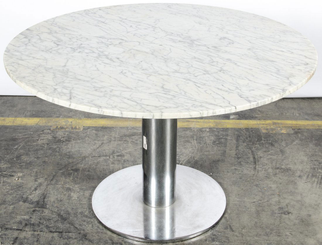 Mid Century Modern Style Marble Top Table (1 of 3)