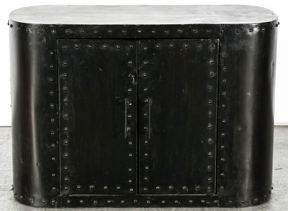 Modern Industrial Metal Cabinet (1 of 4)