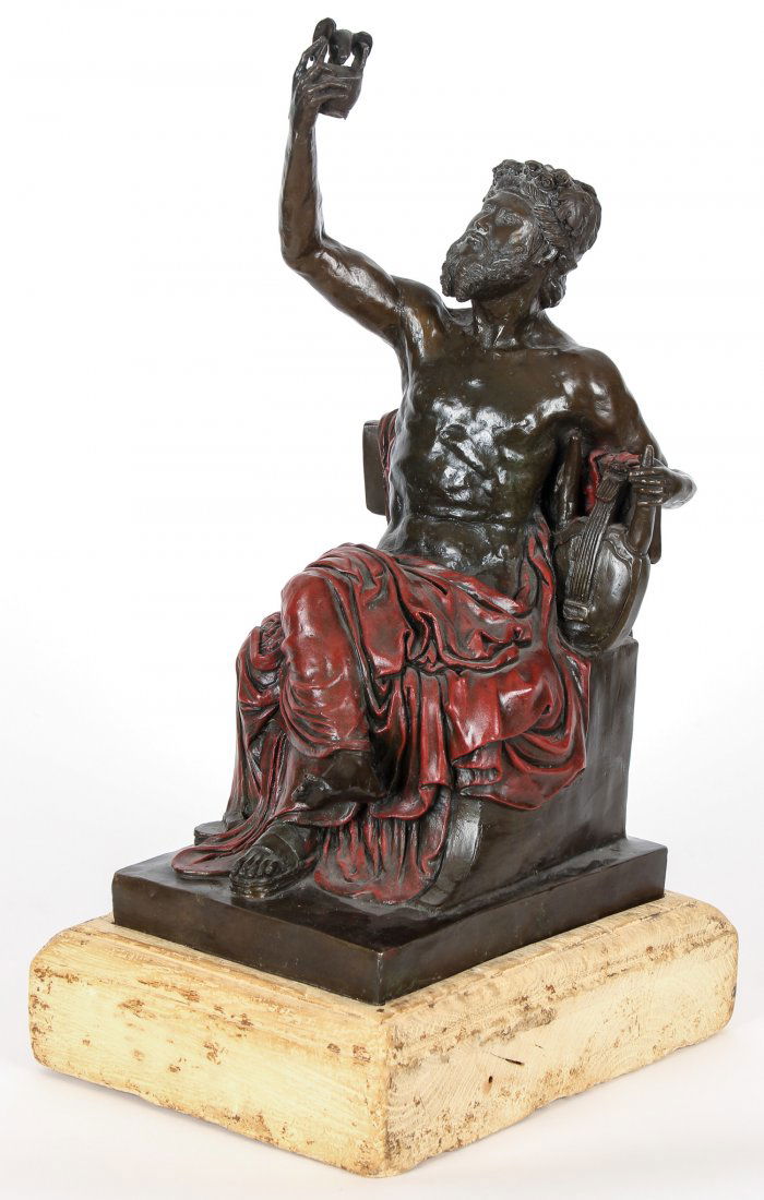 Cold Painted Bronze Figure (1 of 5)